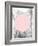 Geometric Pink Grey-LILA X LOLA-Framed Art Print