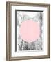 Geometric Pink Grey-LILA X LOLA-Framed Art Print