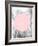 Geometric Pink Grey-LILA X LOLA-Framed Art Print