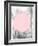 Geometric Pink Grey-LILA X LOLA-Framed Art Print