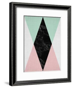 Geometric Pink Mint-LILA X LOLA-Framed Art Print
