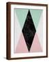 Geometric Pink Mint-LILA X LOLA-Framed Art Print