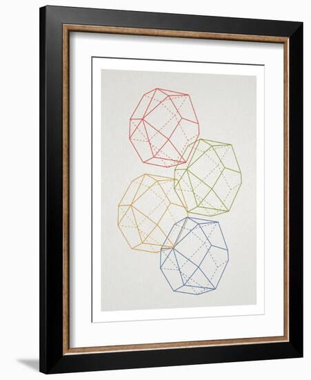 Geometric Pop Art-null-Framed Art Print