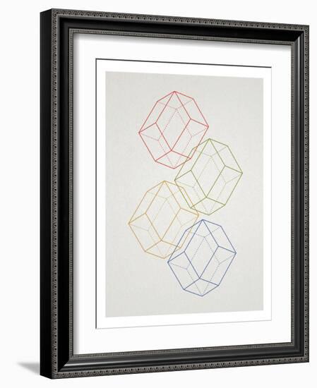 Geometric Pop Art-null-Framed Art Print
