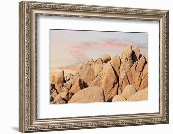 Geometric Rock Formation, Joshua Tree NP, California, USA-Jaynes Gallery-Framed Photographic Print