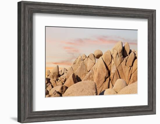 Geometric Rock Formation, Joshua Tree NP, California, USA-Jaynes Gallery-Framed Photographic Print