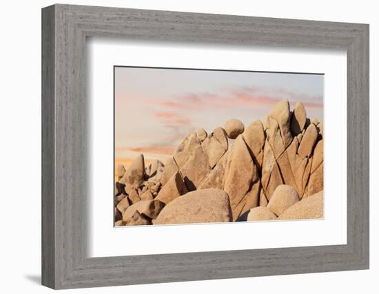 Geometric Rock Formation, Joshua Tree NP, California, USA-Jaynes Gallery-Framed Photographic Print