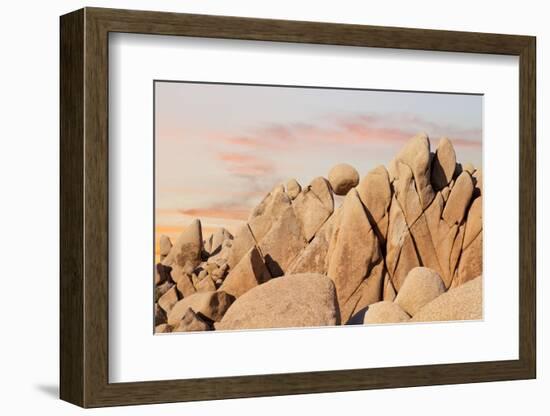 Geometric Rock Formation, Joshua Tree NP, California, USA-Jaynes Gallery-Framed Photographic Print