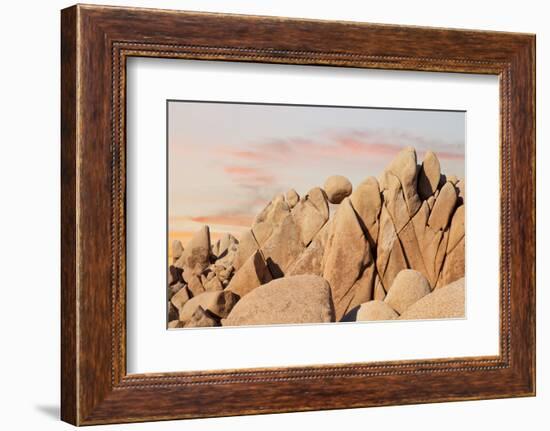 Geometric Rock Formation, Joshua Tree NP, California, USA-Jaynes Gallery-Framed Photographic Print