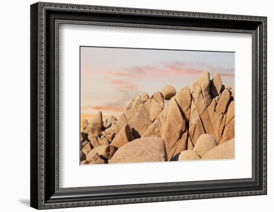 Geometric Rock Formation, Joshua Tree NP, California, USA-Jaynes Gallery-Framed Photographic Print