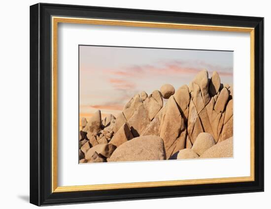 Geometric Rock Formation, Joshua Tree NP, California, USA-Jaynes Gallery-Framed Photographic Print