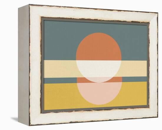 Geometric Sunrise I-Eline Isaksen-Framed Stretched Canvas