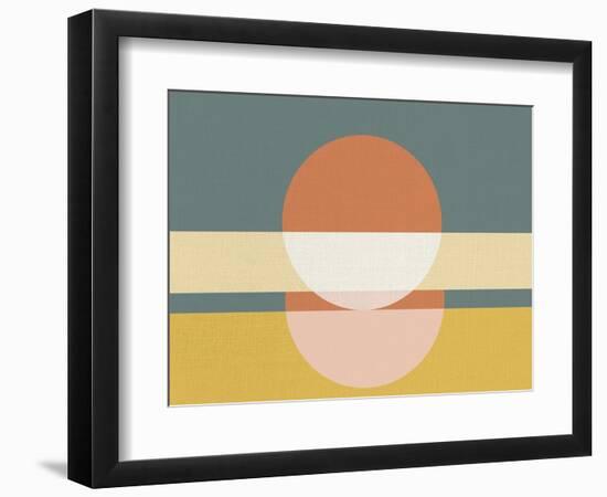 Geometric Sunrise I-Eline Isaksen-Framed Premium Giclee Print