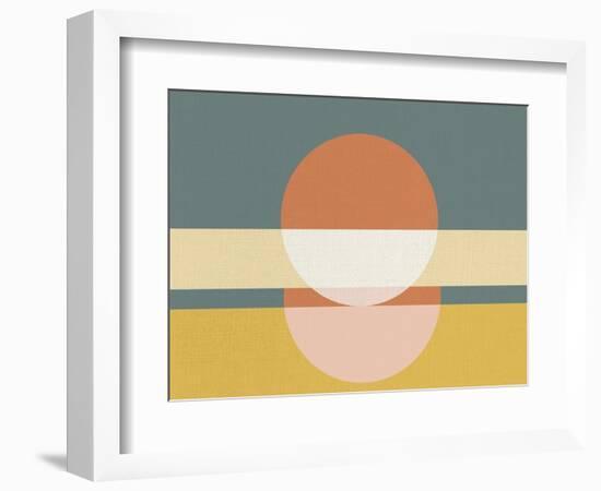 Geometric Sunrise I-Eline Isaksen-Framed Premium Giclee Print