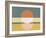 Geometric Sunrise I-Eline Isaksen-Framed Art Print