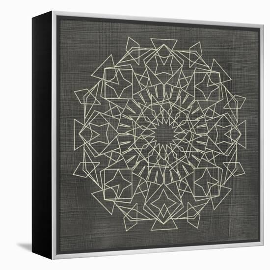 Geometric Tile I-Chariklia Zarris-Framed Stretched Canvas
