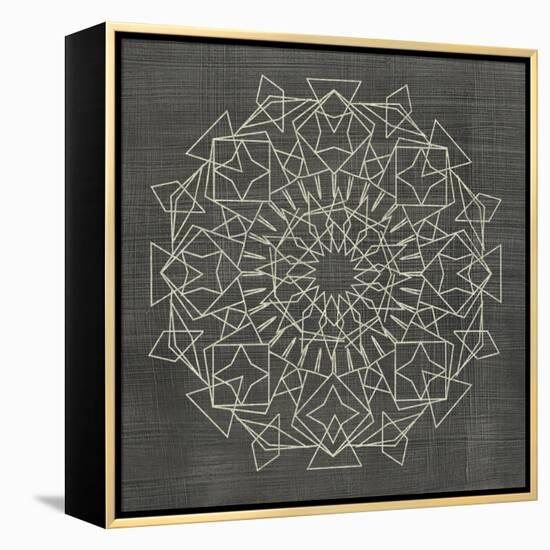 Geometric Tile I-Chariklia Zarris-Framed Stretched Canvas