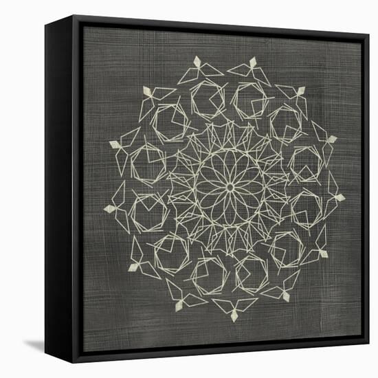 Geometric Tile III-Chariklia Zarris-Framed Stretched Canvas