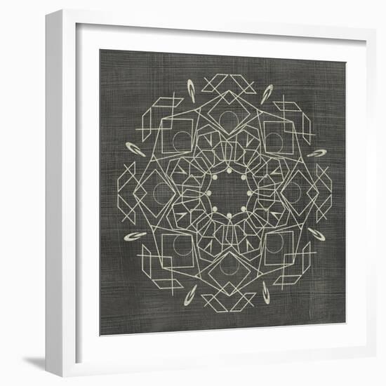 Geometric Tile IV-Chariklia Zarris-Framed Art Print