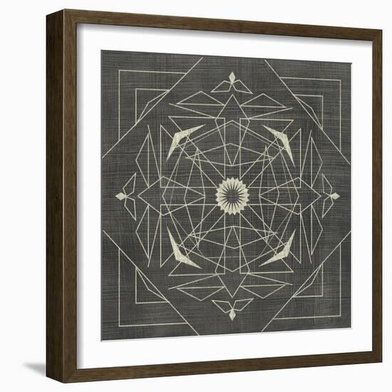 Geometric Tile IX-Chariklia Zarris-Framed Art Print