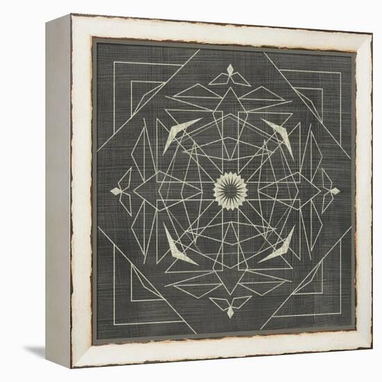 Geometric Tile IX-Chariklia Zarris-Framed Stretched Canvas