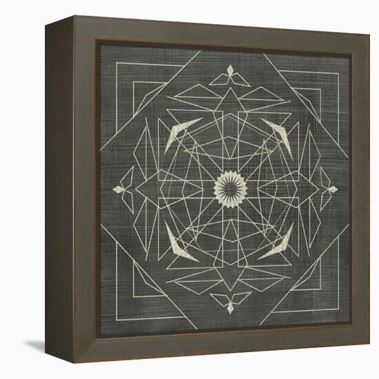 Geometric Tile IX-Chariklia Zarris-Framed Stretched Canvas