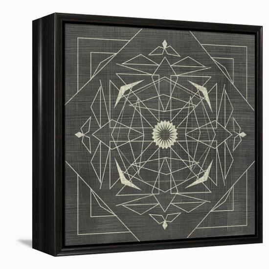 Geometric Tile IX-Chariklia Zarris-Framed Stretched Canvas