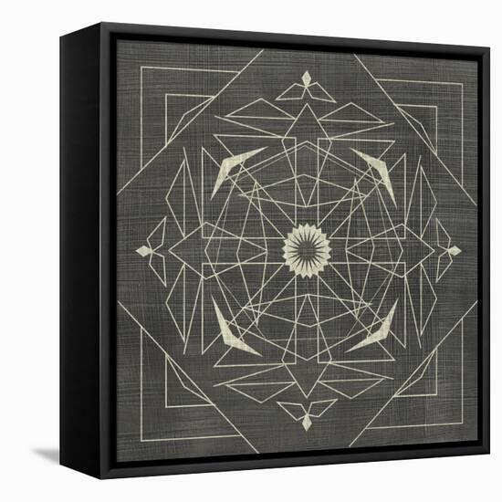 Geometric Tile IX-Chariklia Zarris-Framed Stretched Canvas