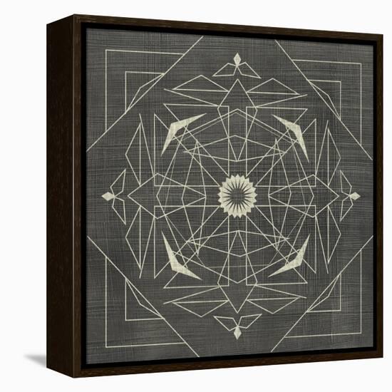 Geometric Tile IX-Chariklia Zarris-Framed Stretched Canvas