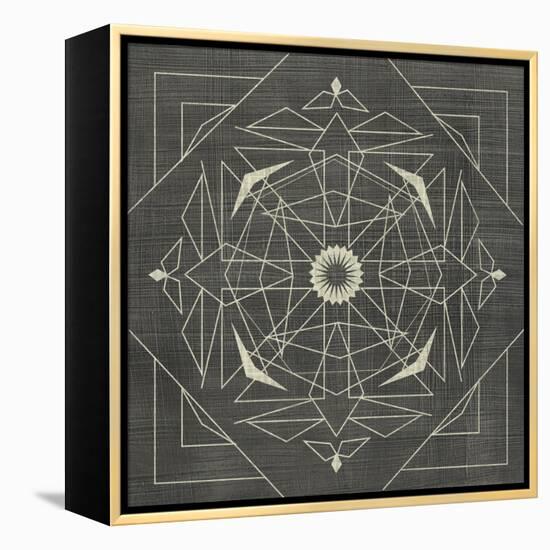 Geometric Tile IX-Chariklia Zarris-Framed Stretched Canvas