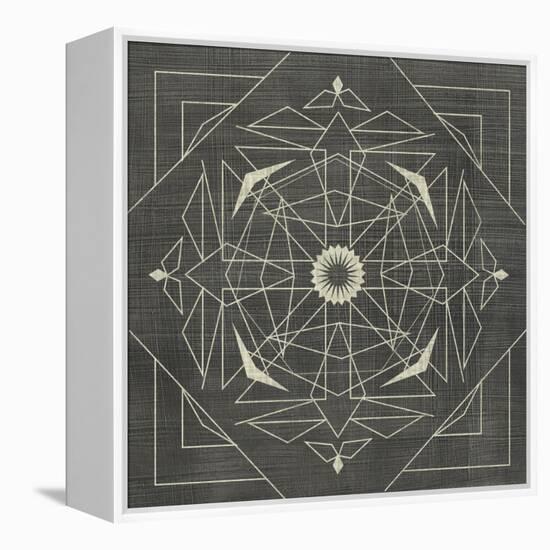 Geometric Tile IX-Chariklia Zarris-Framed Stretched Canvas