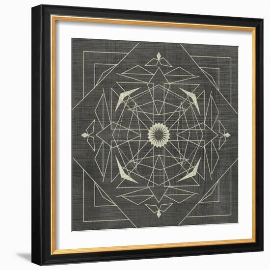 Geometric Tile IX-Chariklia Zarris-Framed Premium Giclee Print