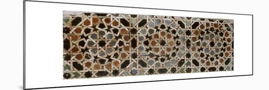 Geometric tile mosaic from the now destroyed madrasa founded by the Ziyanid sultan Abu Tashfin-Werner Forman-Mounted Giclee Print