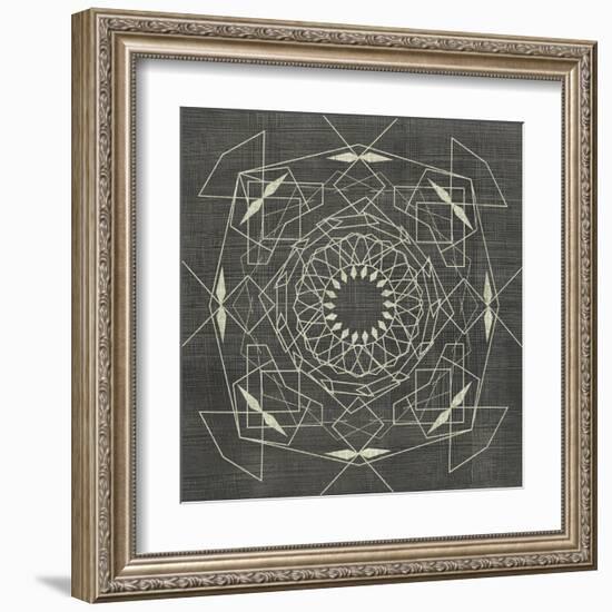 Geometric Tile V-Chariklia Zarris-Framed Art Print