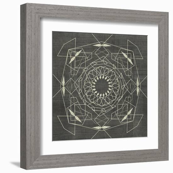 Geometric Tile V-Chariklia Zarris-Framed Art Print