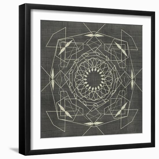 Geometric Tile V-Chariklia Zarris-Framed Art Print