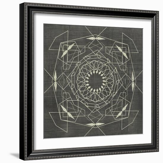 Geometric Tile V-Chariklia Zarris-Framed Art Print