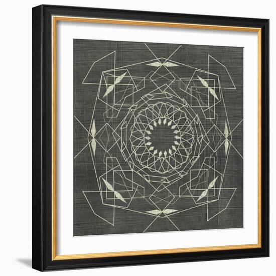 Geometric Tile V-Chariklia Zarris-Framed Art Print