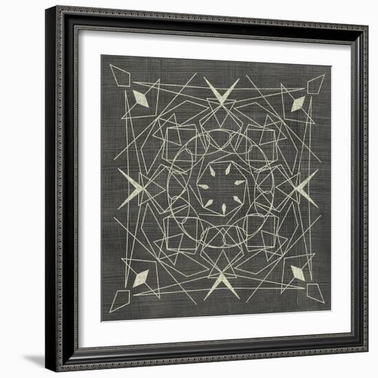 Geometric Tile VIII-Chariklia Zarris-Framed Art Print