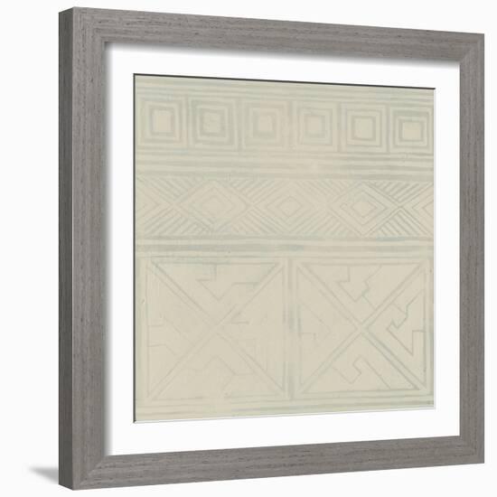 Geometric Tone on Tone I-Kathrine Lovell-Framed Art Print