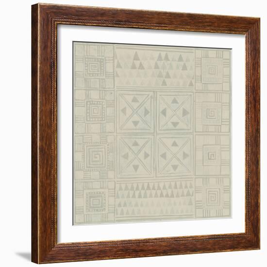 Geometric Tone on Tone II-Kathrine Lovell-Framed Art Print