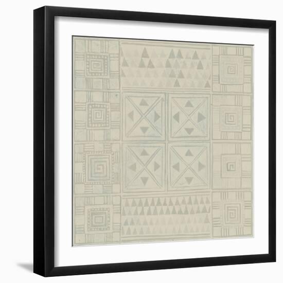 Geometric Tone on Tone II-Kathrine Lovell-Framed Art Print