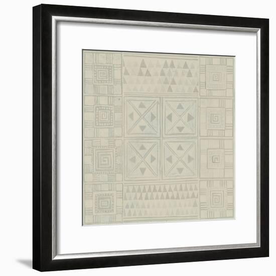 Geometric Tone on Tone II-Kathrine Lovell-Framed Art Print