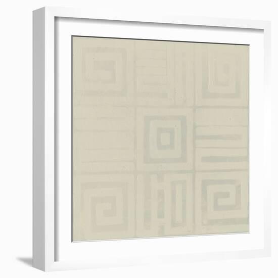 Geometric Tone on Tone III-Kathrine Lovell-Framed Art Print