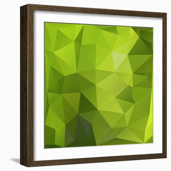 Geometric Triangular Mosaics Background-eriksvoboda-Framed Art Print