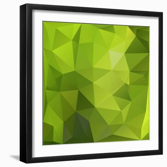 Geometric Triangular Mosaics Background-eriksvoboda-Framed Art Print