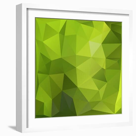 Geometric Triangular Mosaics Background-eriksvoboda-Framed Art Print