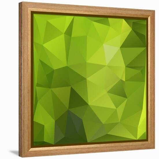 Geometric Triangular Mosaics Background-eriksvoboda-Framed Stretched Canvas
