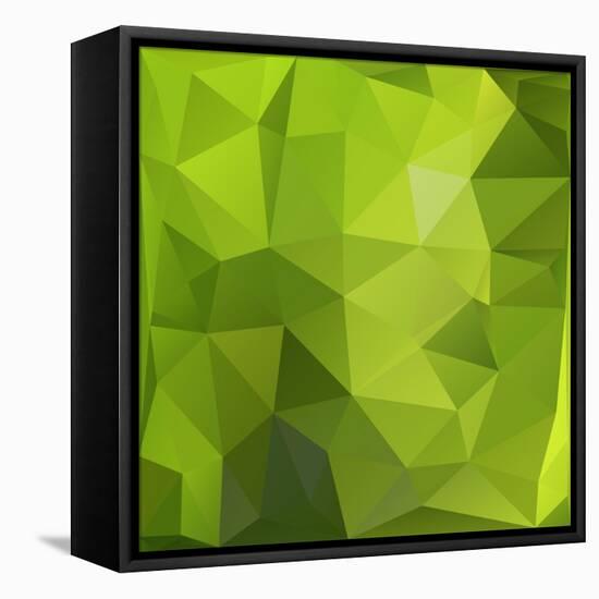 Geometric Triangular Mosaics Background-eriksvoboda-Framed Stretched Canvas