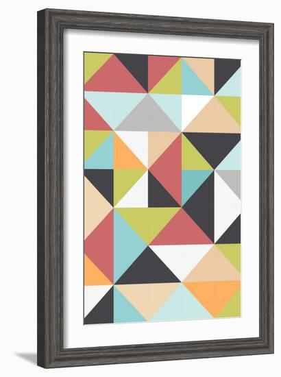 Geometric Winter-Moha London-Framed Giclee Print